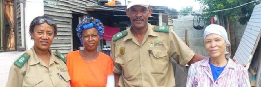 Christine â€œAlexâ€ Alexander, Gloria Willemse, Irvin Papier en Elizabeth Hollander.